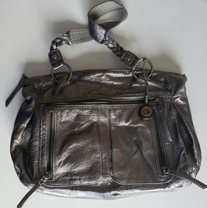 The Sak metalic leather tote